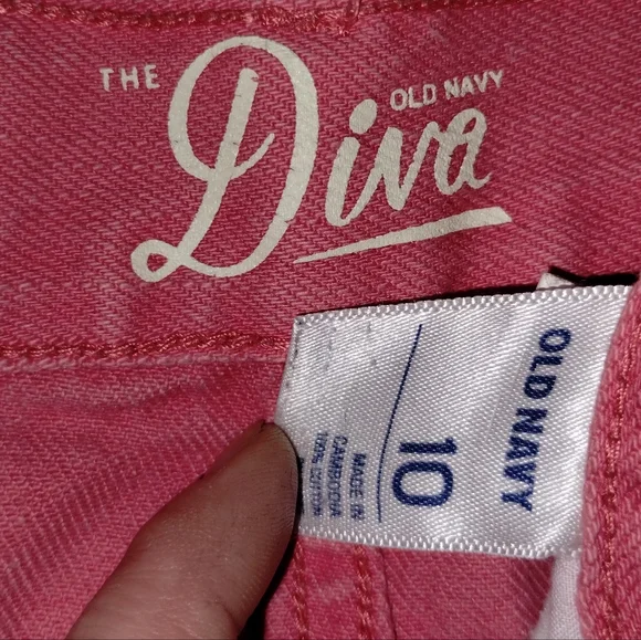 Old Navy Diva pink shorts size 10 - Picture 2 of 3